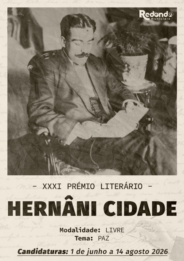 Cartaz: Já estão abertas as candidaturas para o XXXI Prémio Literário Hernâni Cidade