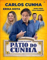 Cartaz: Pátio do Cunha, com Carlos Cunha Erika Mota