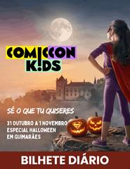 Cartaz: COMIC-CON KIDS GUIMARÃES 2026 – Edição Especial Halloween