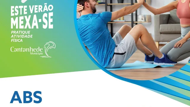 Cartaz: Este Verão Mexa-se! Na Praia da Tocha - ABS com LFitness