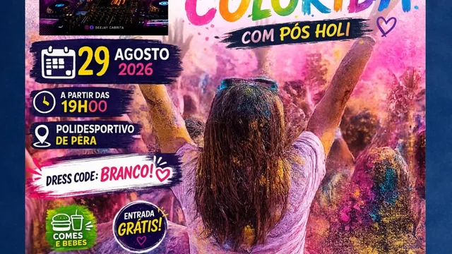 Cartaz: Festa Colorida