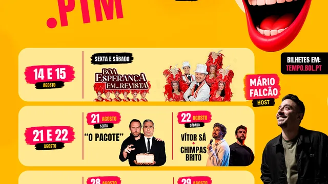 Cartaz: Humor.PTM - Festival de Comédia de Portimão