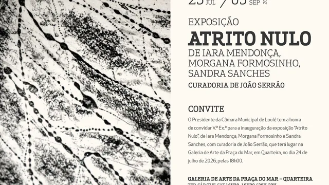 Cartaz: Exposição "Atrito Nulo"