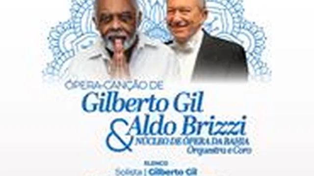 Cartaz: AMOR AZUL | GILBERTO GIL & ALDO BRIZZI
