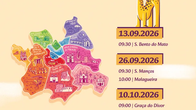 Cartaz: Caminhada Cromoneta | Famílias em Movimento