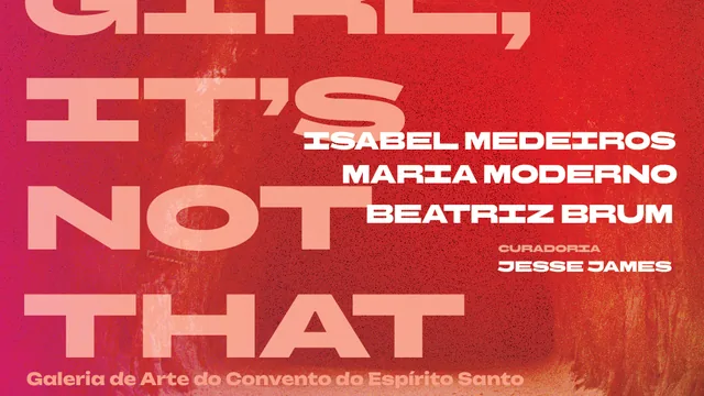 Cartaz: Exposição "GIRL, IT'S NOT THAT DEEP”