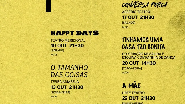 Cartaz: ÉVORA TEATRO FEST 3