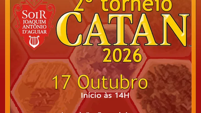 Cartaz: 2º Torneio de CATAN 2026