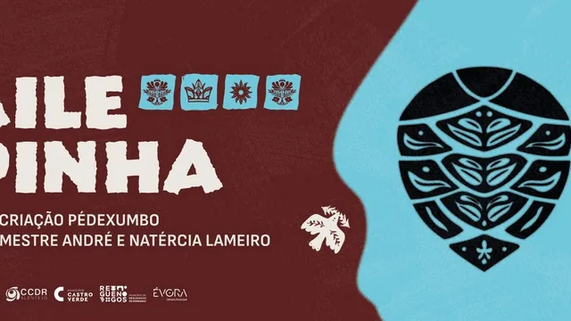 Cartaz: BAILE DA PINHA com Mestre André e Natércia Lameiro