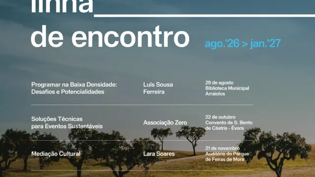 Cartaz: Évora_27: Linha de Encontro | 16 de janeiro | Biblioteca Municipal de Redondo