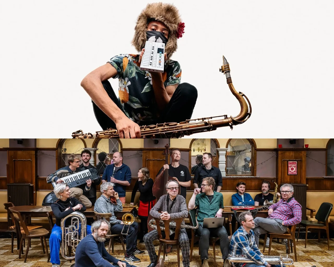 Imagem: Tomoki Sanders + Flat Earth Society – The Coltrane Mutations
