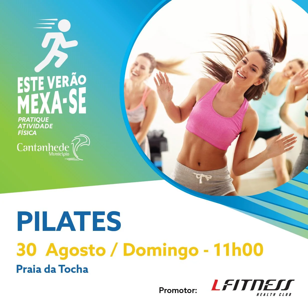 Imagem: Este Verão Mexa-se! Na Praia da Tocha - ZUMBA com LFitness