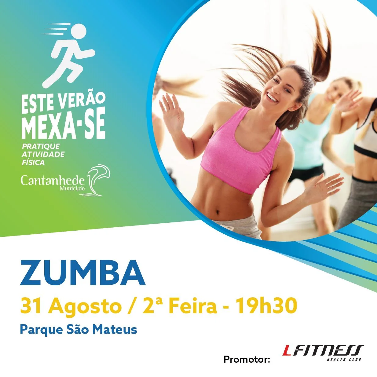 Imagem: Este Verão Mexa-se! Em Cantanhede - ZUMBA com LFitness