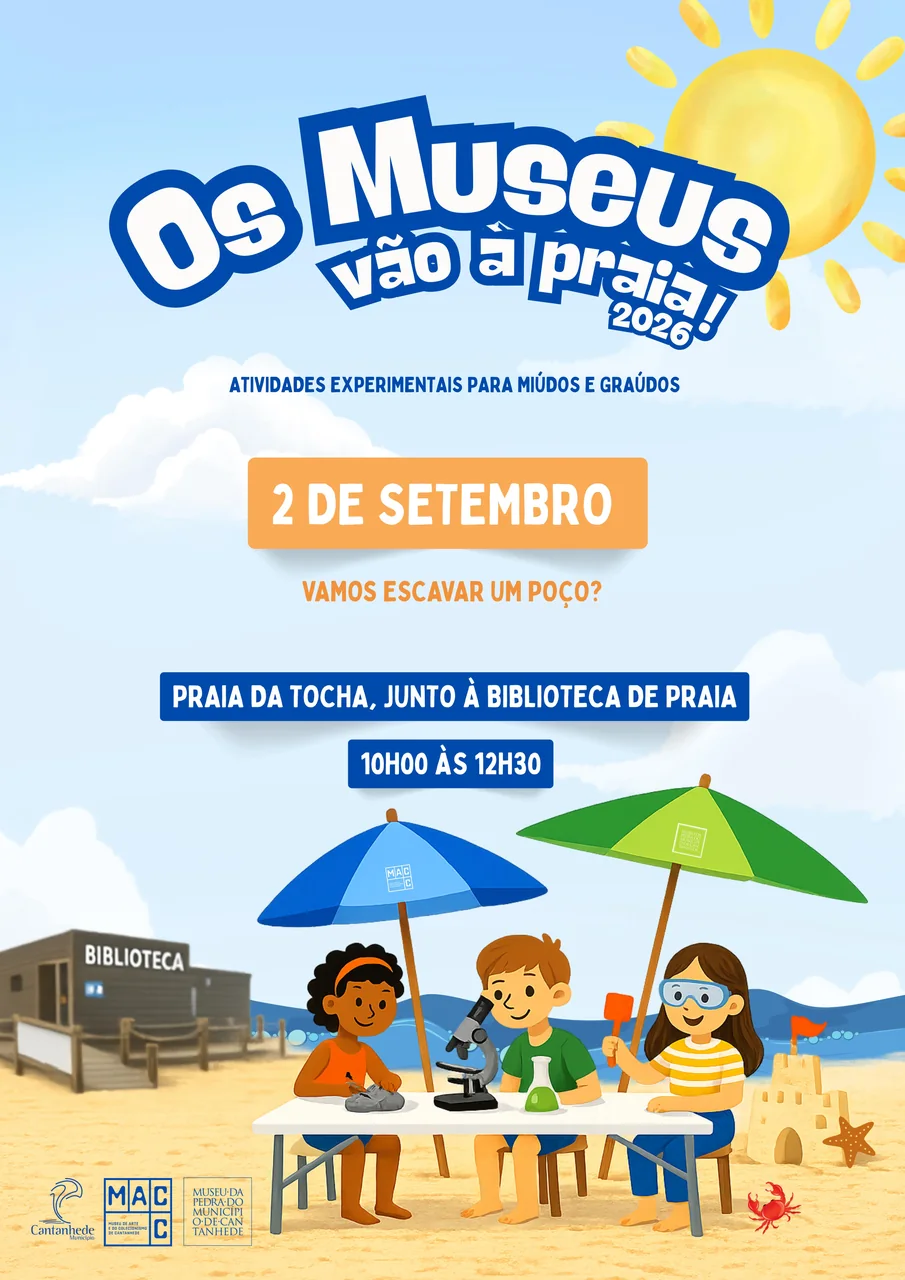 Imagem: Os Museus vão à praia!
