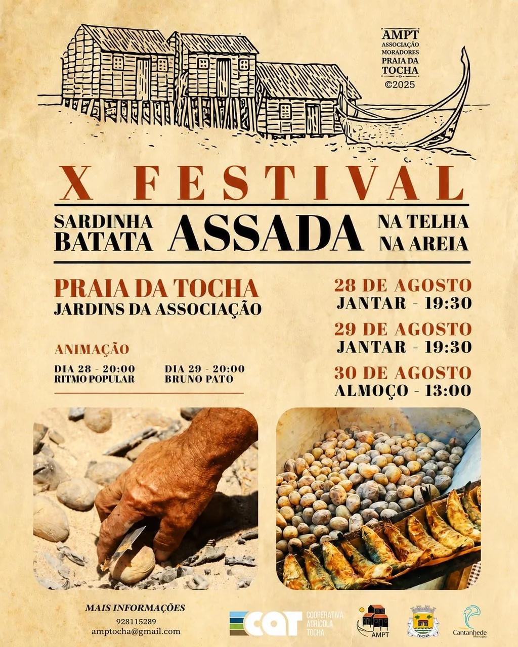 Imagem: X Festival da Sardinha Assada na Telha e da Batata Assada na Areia