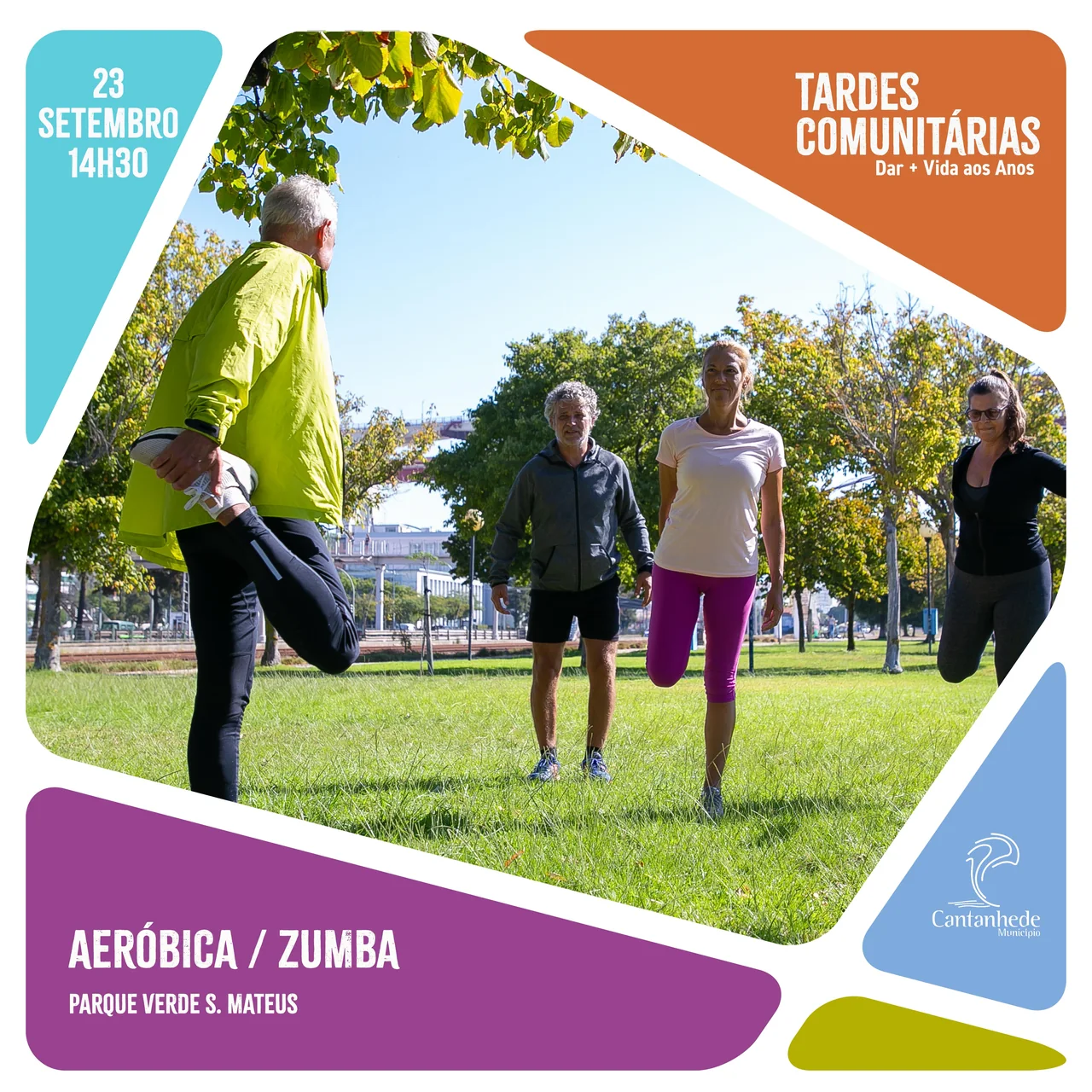 Imagem: Tardes Comunitárias - Aeróbica / Zumba