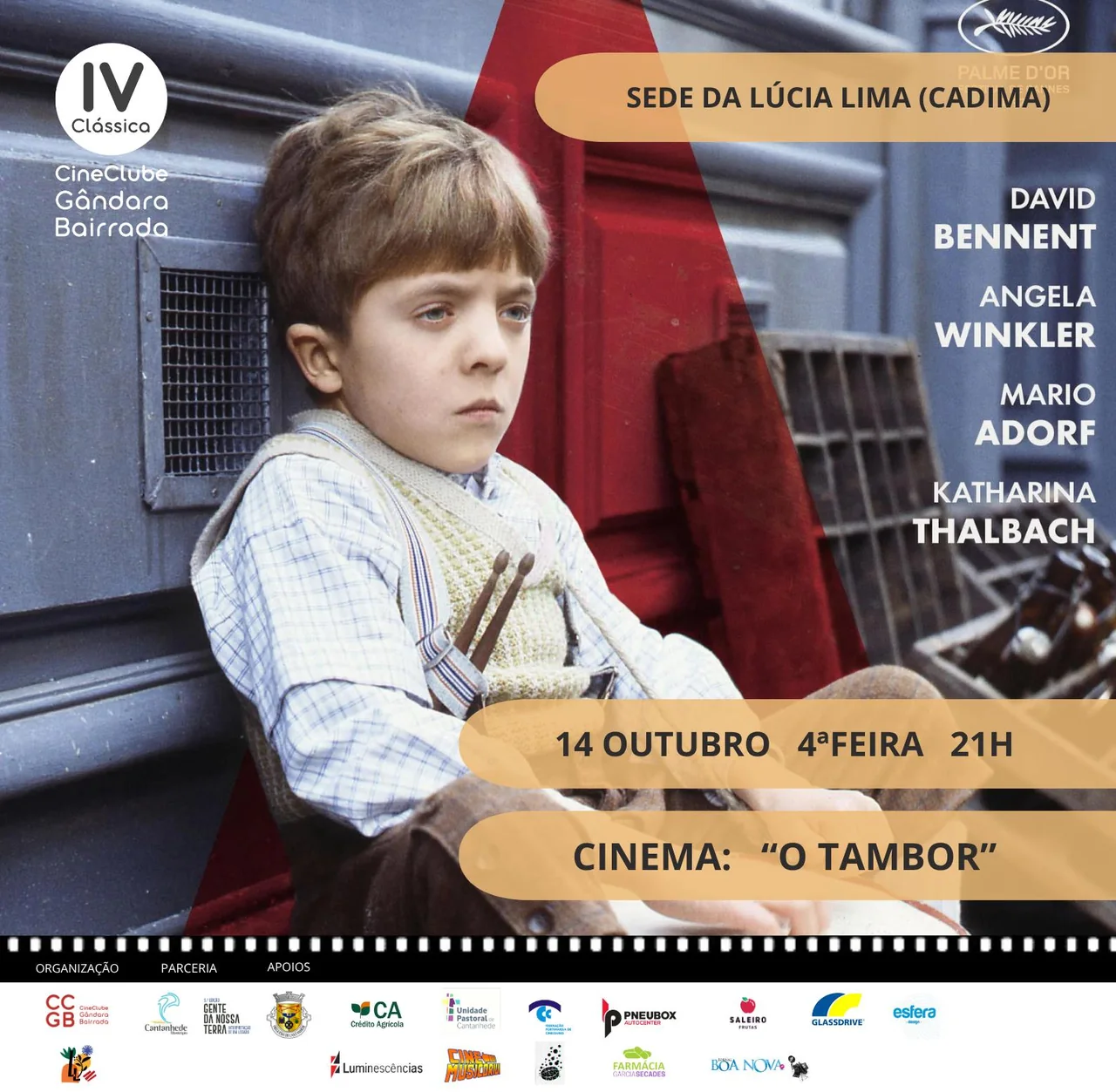 Imagem: Iv Clássica - Cinema "O Tambor", de Volker Schlöndorff - Ciclo Gente da Nossa Te