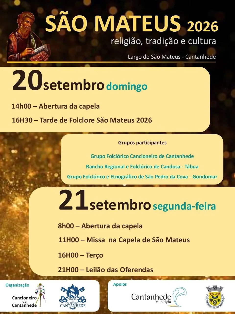 Imagem: São Mateus 2026 - Religião, Tradição e Cultura