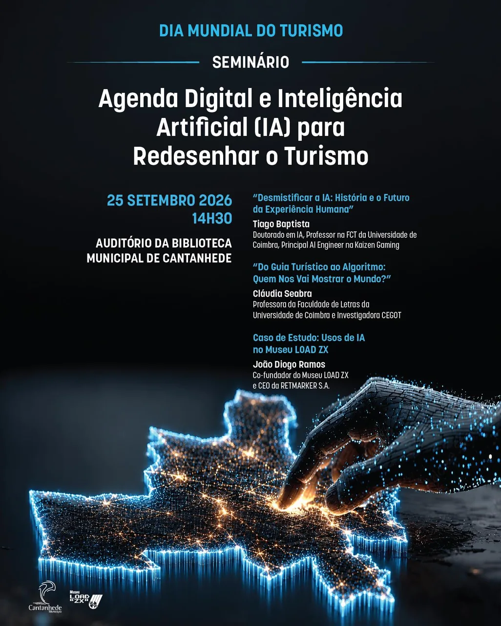 Imagem: Seminário: Agenda Digital e Inteligência Artificial (IA) para Redesenhar o Turis