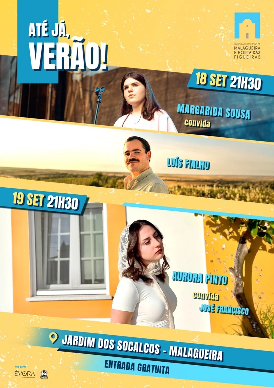Cartaz: Até já Verão – Concertos na Malagueira